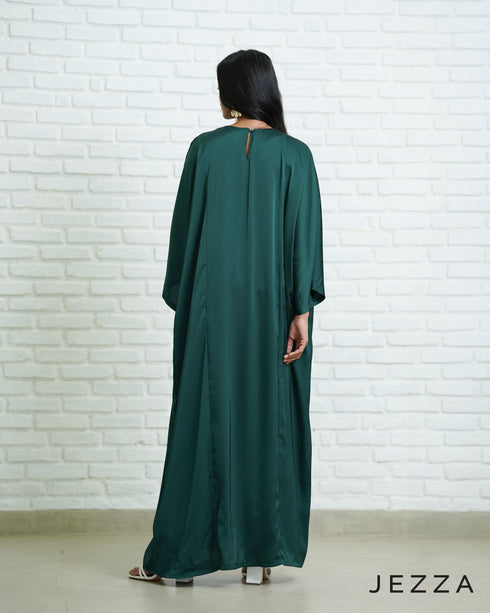 Satin and Brocade Kaftan Dress 66261